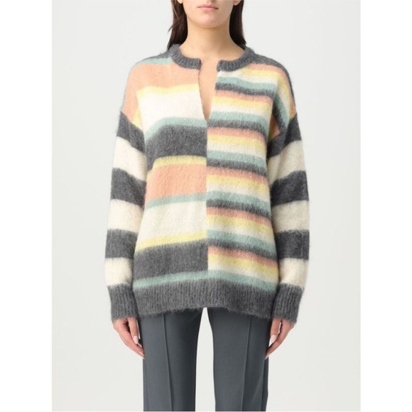 ALYSI sweater mohair & wool - Picture 1 of 14